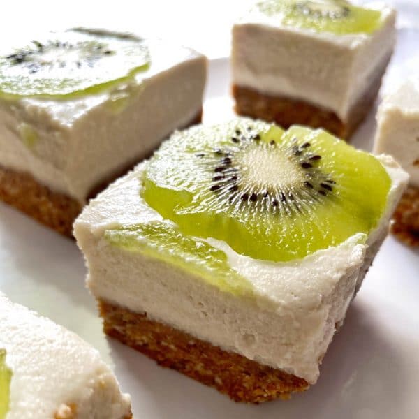 Limoen - kiwi cheesecake